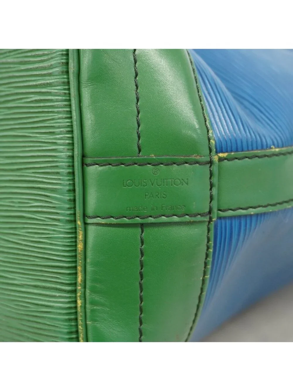 Louis Vuitton Shoulder Bag Epi Noe Toledo Blue Borneo Green